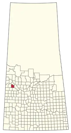 Location of the RM of Cut Knife No. 439 in Saskatchewan
