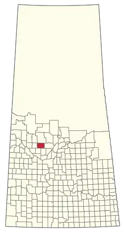 Location of the RM of Meeting Lake No. 466 in Saskatchewan