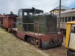 STRT 10 in the siding at Stewartstown Station