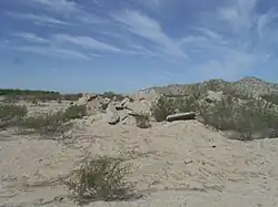 More ruins of the Gila River Japanese Relocation Internment Camp.