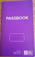 Saffron Building Society passbook