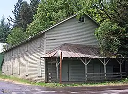 Saginaw's convention barns, used for church conventions since 1921