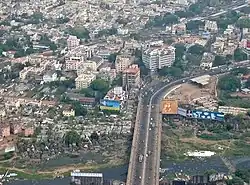Aerial view of Saidapet as in 2005