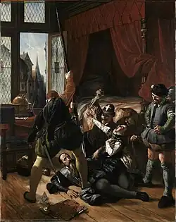Scene from Saint Bartholomew's Day by Joseph-Nicolas Robert-Fleury