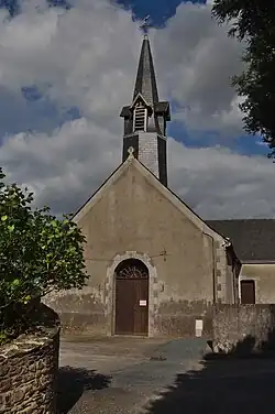 The church in Saint-Erblon