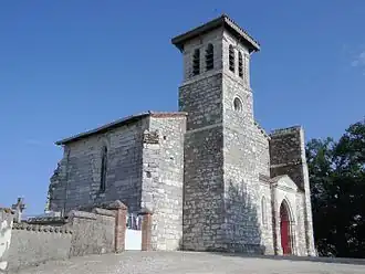 The church of Saint-Jean de Cornac, in Saint-Paul-d'Espis
