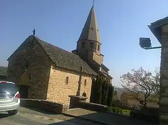 The church in Saint-Vérand
