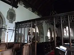 Rood screen at St.George's, West Grinstead