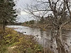 Downstream of the Chutes-Ford Dam,[14] Sainte-Christine-d'Auvergne