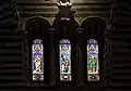 Ulisse De Matteis, Stained-glass windows depicting three Apostles in the drum of the dome of Siena Cathedral, installed in 1888.