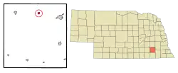 Location of Dorchester, Nebraska