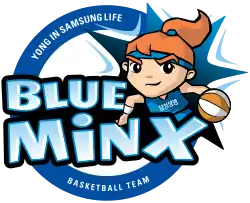 Yongin Samsung Life Blueminx 용인 삼성생명 블루밍스 logo