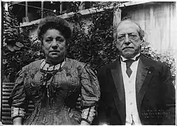 Image 6Samuel Gompers, President of the American Federation of Labor, and his wife, circa 1908.