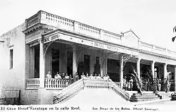 Hotel Saragota, San Diego de los Baños, circa 1920