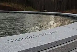 Engravings of the victims' names