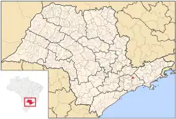Location of Arujá