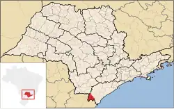 Location in São Paulo state