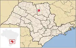 Location in São Paulo state