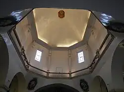 Dome interior and clerestories
