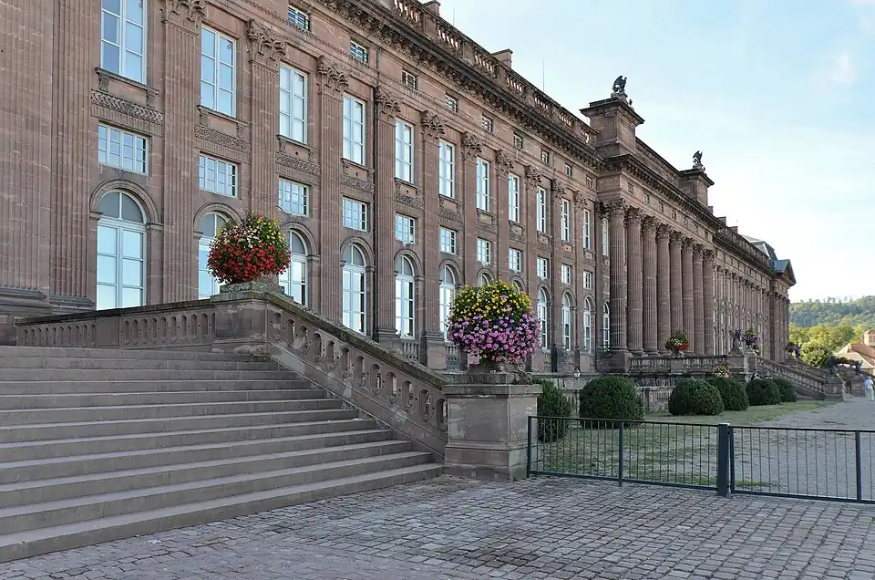 Another view of the garden front