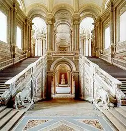 Grand Staircase of Honour of The Royal Palace of Caserta