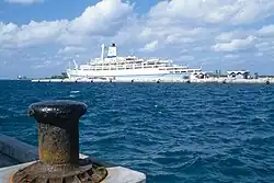 SeaBreeze in the port of Nassau, Bahamas in december 1995.