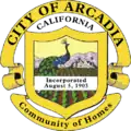 Official seal of Arcadia, California