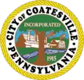 Official seal of Coatesville, Pennsylvania