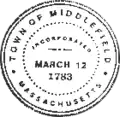 Official seal of Middlefield, Massachusetts