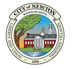 Official seal of Newton, Massachusetts