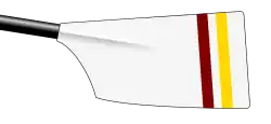 Image showing the rowing club's blade colours