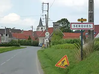 The road into Serques