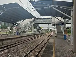 Platform of Setia Jaya station