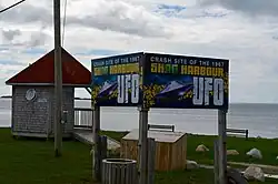 Park noting the location of the UFO incident.