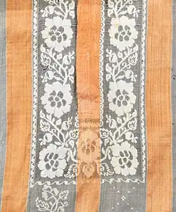 Mid-19th century piña barong tagalog with patterns