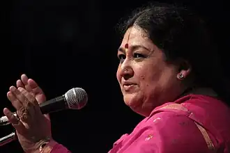 Shubha Mudgal Performing at Bharat Bhavan in Bhopal in 2015