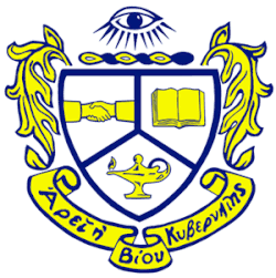 The official coat of arms of Sigma Mu Sigma