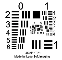 SilverFast USAF 1951 Resolution Target by LaserSoft Imaging