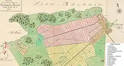 Map of the estate, 1780