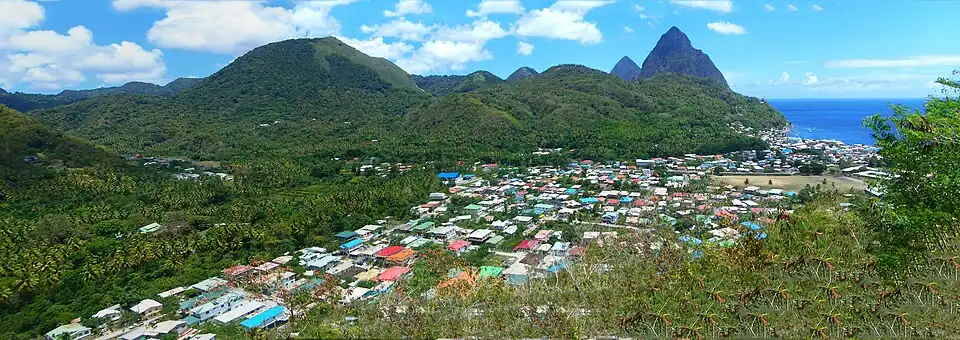 Soufrière and the Pitons