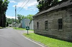Entering South Philipsburg along Hemlock Street