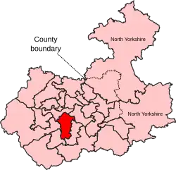 A large constituency in the south of the county.