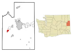 Location of Medical Lake, Washington
