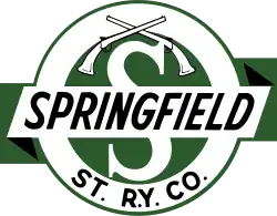 Logo of the Springfield Street Railway Co., c. 1940
