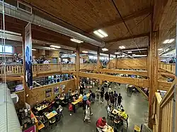 Interior of the market in 2024