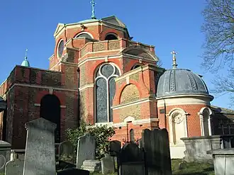 TRH the Duke and Duchess of Cambridge’s small-domed cenotaph at St Anne’s, Kew