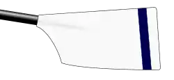 Image showing the rowing club's blade colours