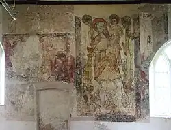 St Botolph, Slapton - Wall painting