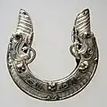 Silver penannular brooch from the St Ninian's Isle Treasure