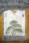 Fresco of a tree